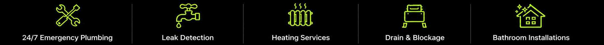 Property maintenance service categories