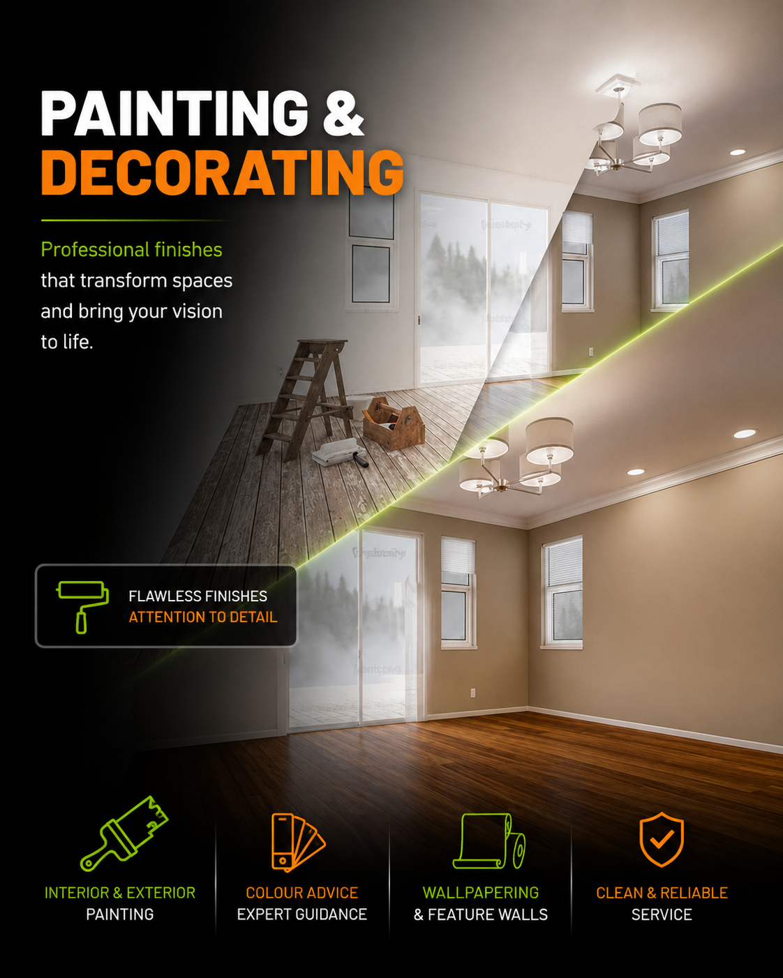 Painting and decorating services in Kent